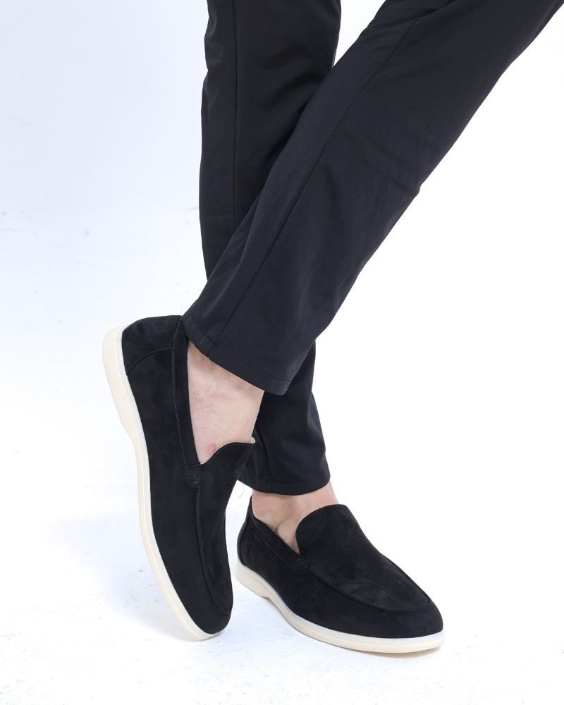 Fabio | Mocassins en cuir suédé