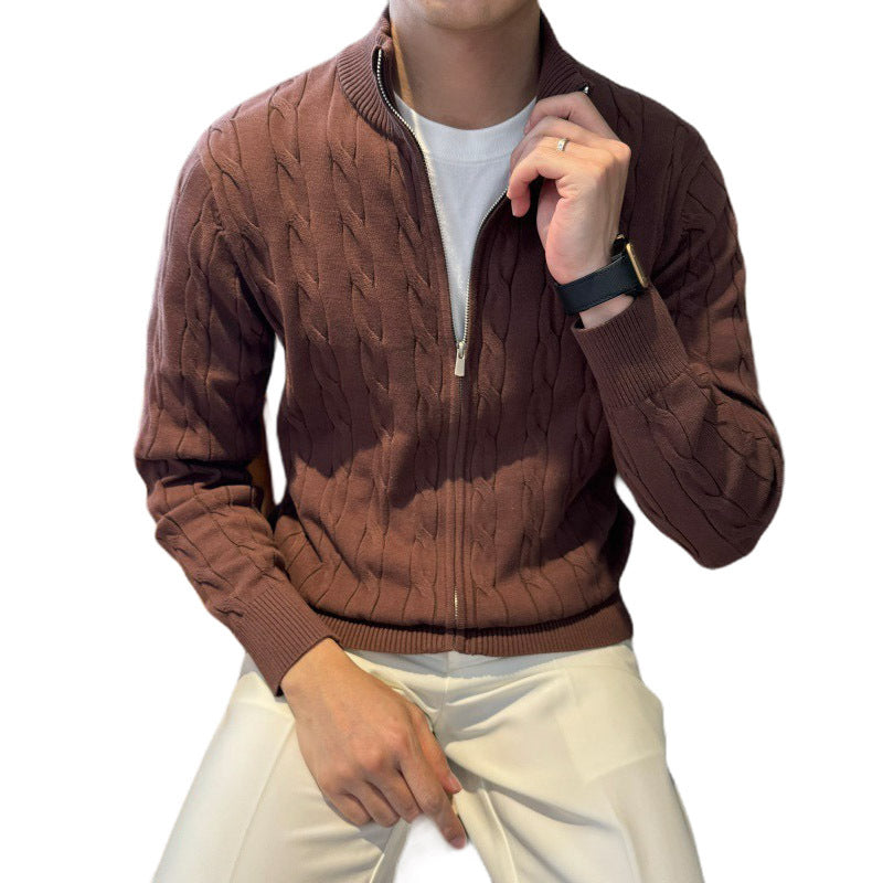 Chandail torsadé grandes tailles pour homme