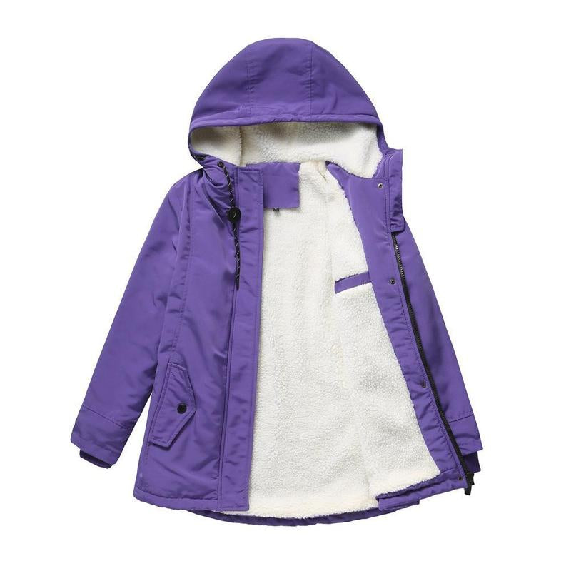 Annika | Manteau d'hiver matelassé à capuchon
