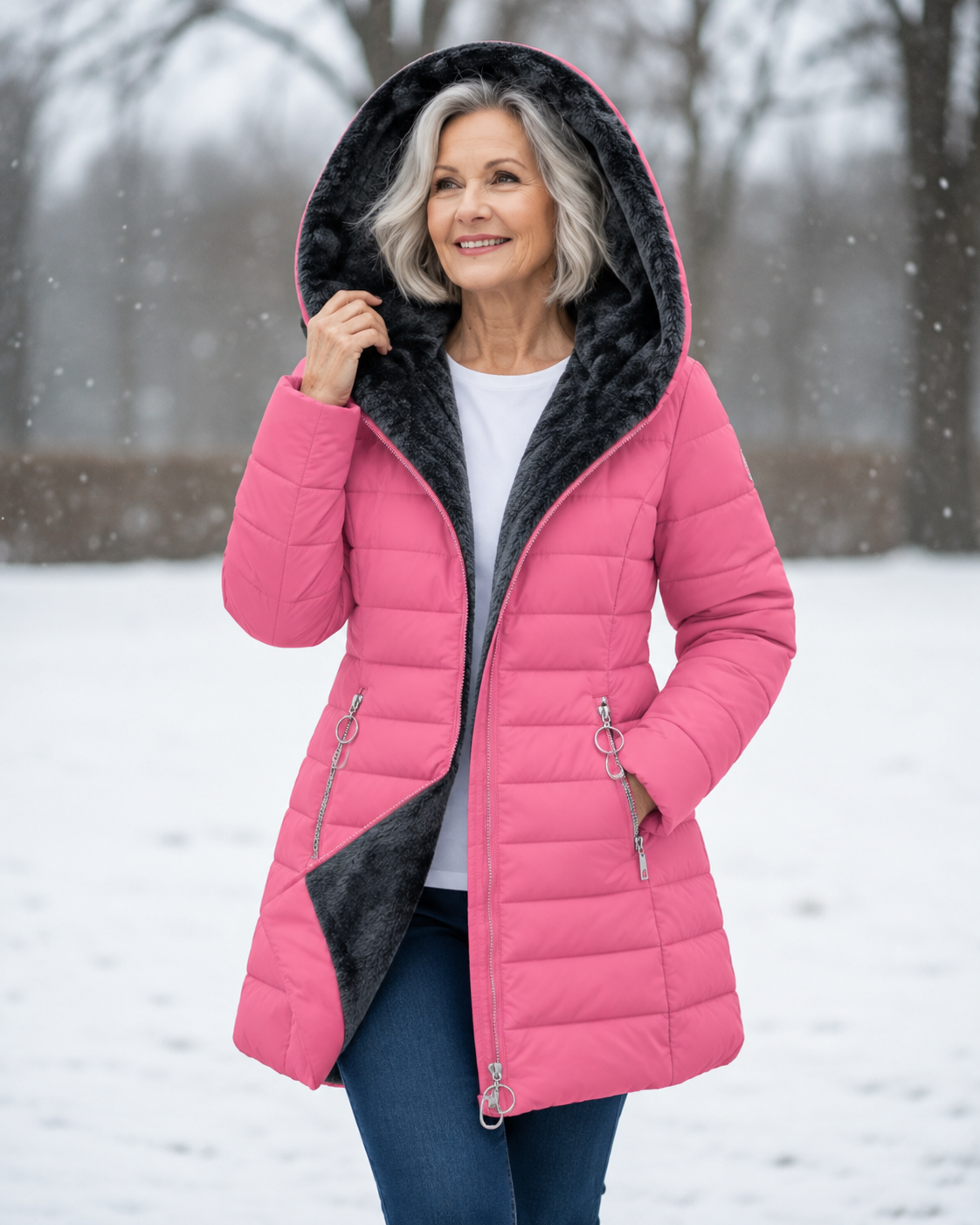 Marga™ | Manteau d'hiver matelassé chaud à capuchon