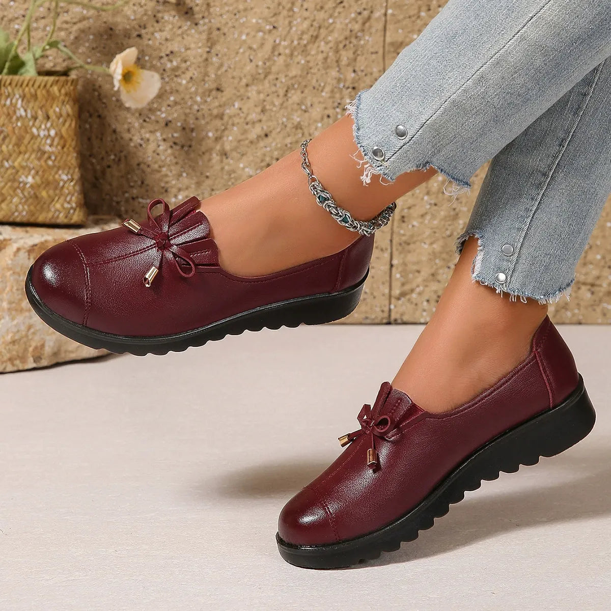 Irène™ | Mocassins confortables à plateforme