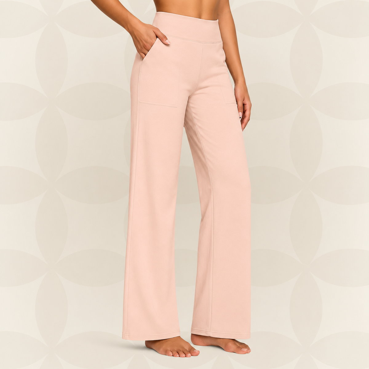 Pantalon à jambe large élégant et confortable