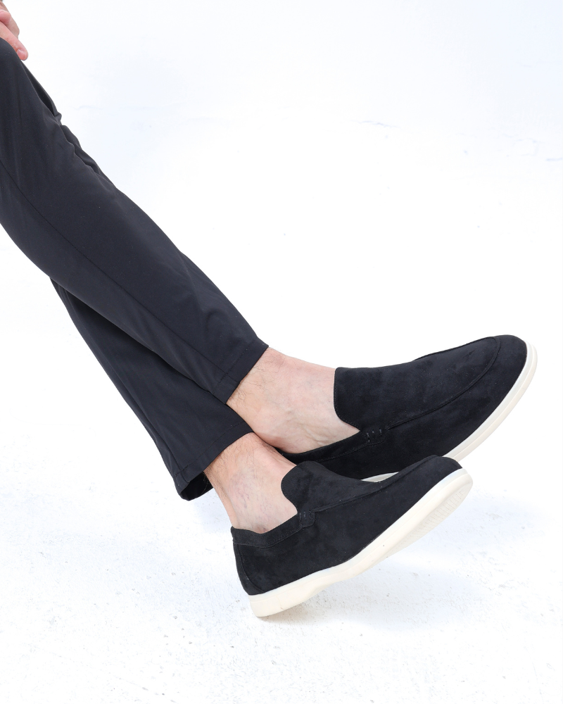Fabio | Mocassins en cuir suédé