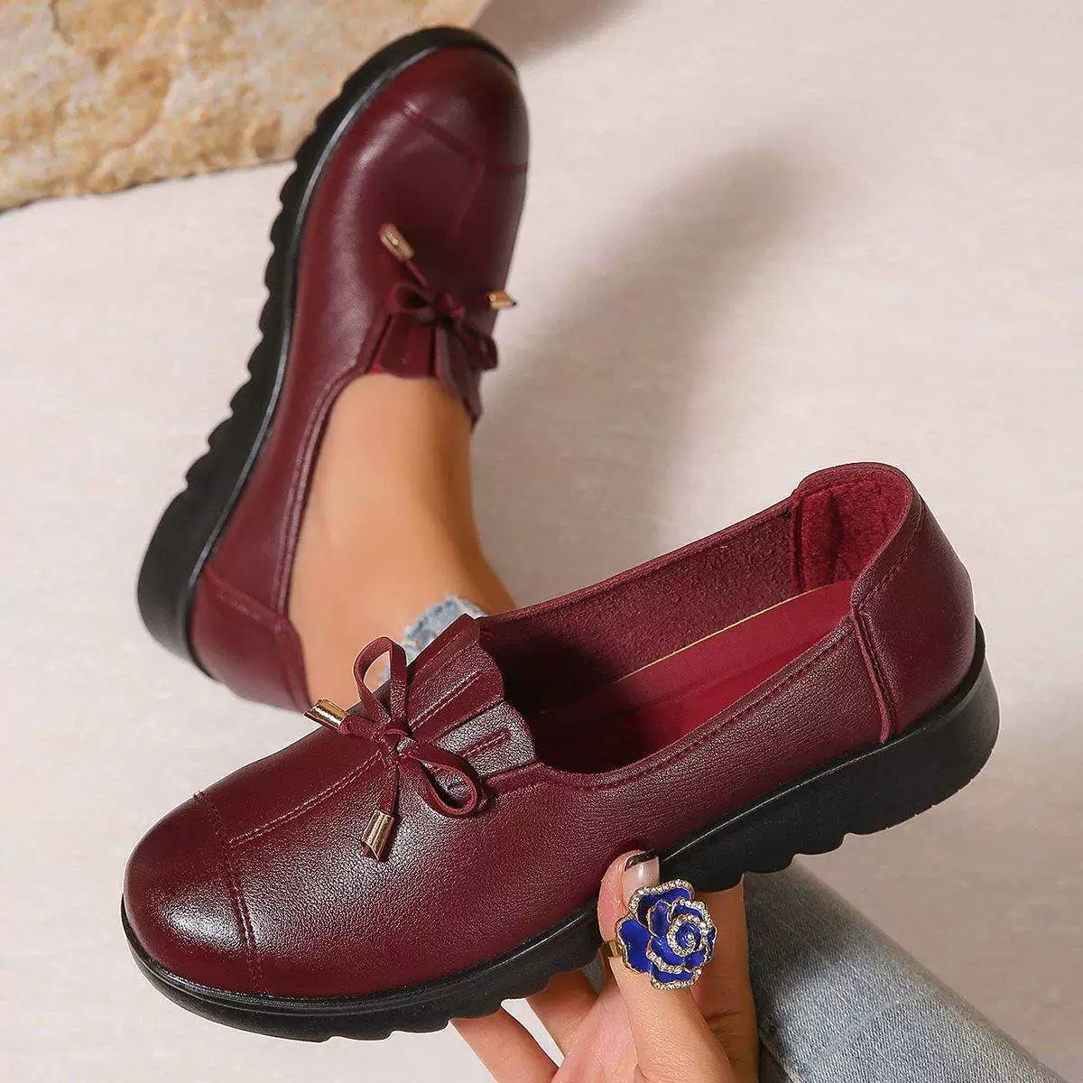 Irène™ | Mocassins confortables à plateforme