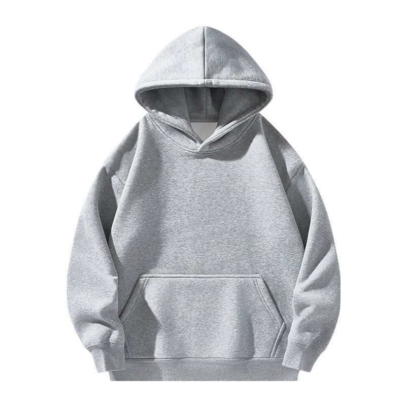 Chandail à capuchon épais doublé molleton pour homme et femme