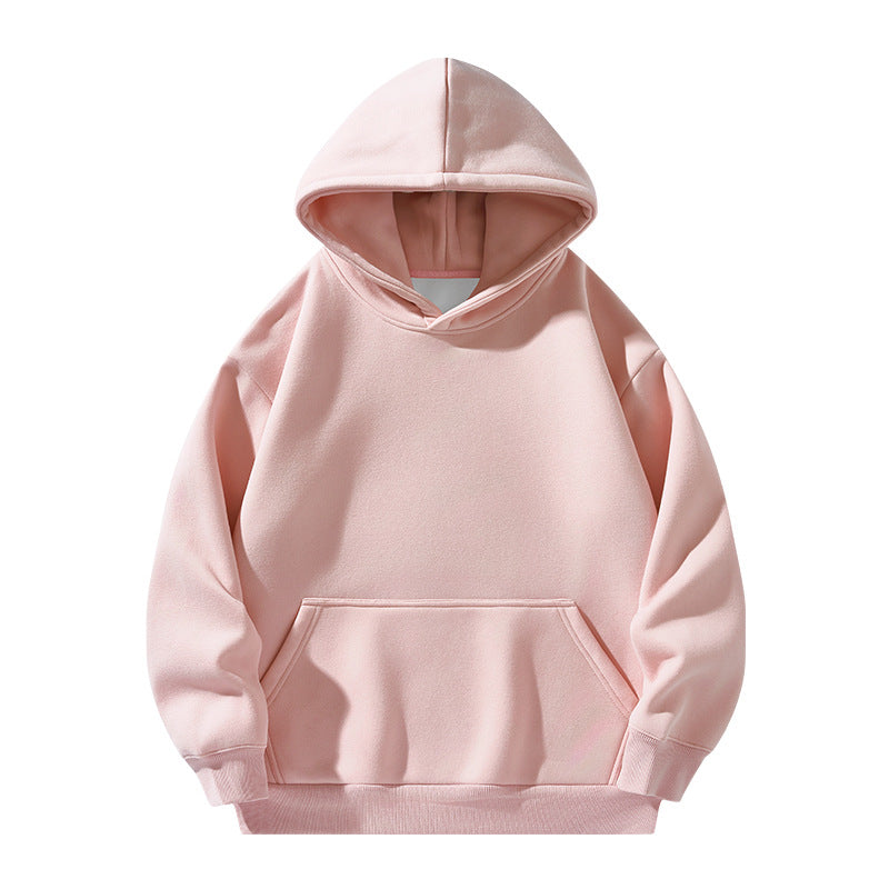 Chandail à capuchon épais doublé molleton pour homme et femme