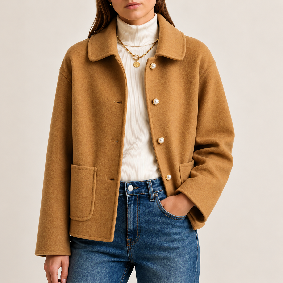 Clara™ Veste courte en cachemire