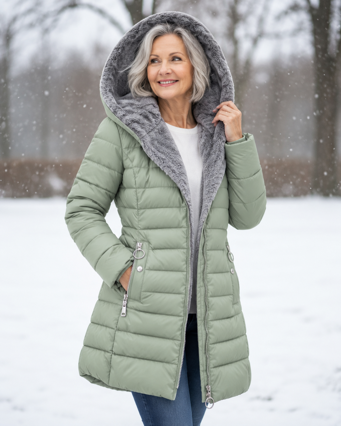 Marga™ | Manteau d'hiver matelassé chaud à capuchon