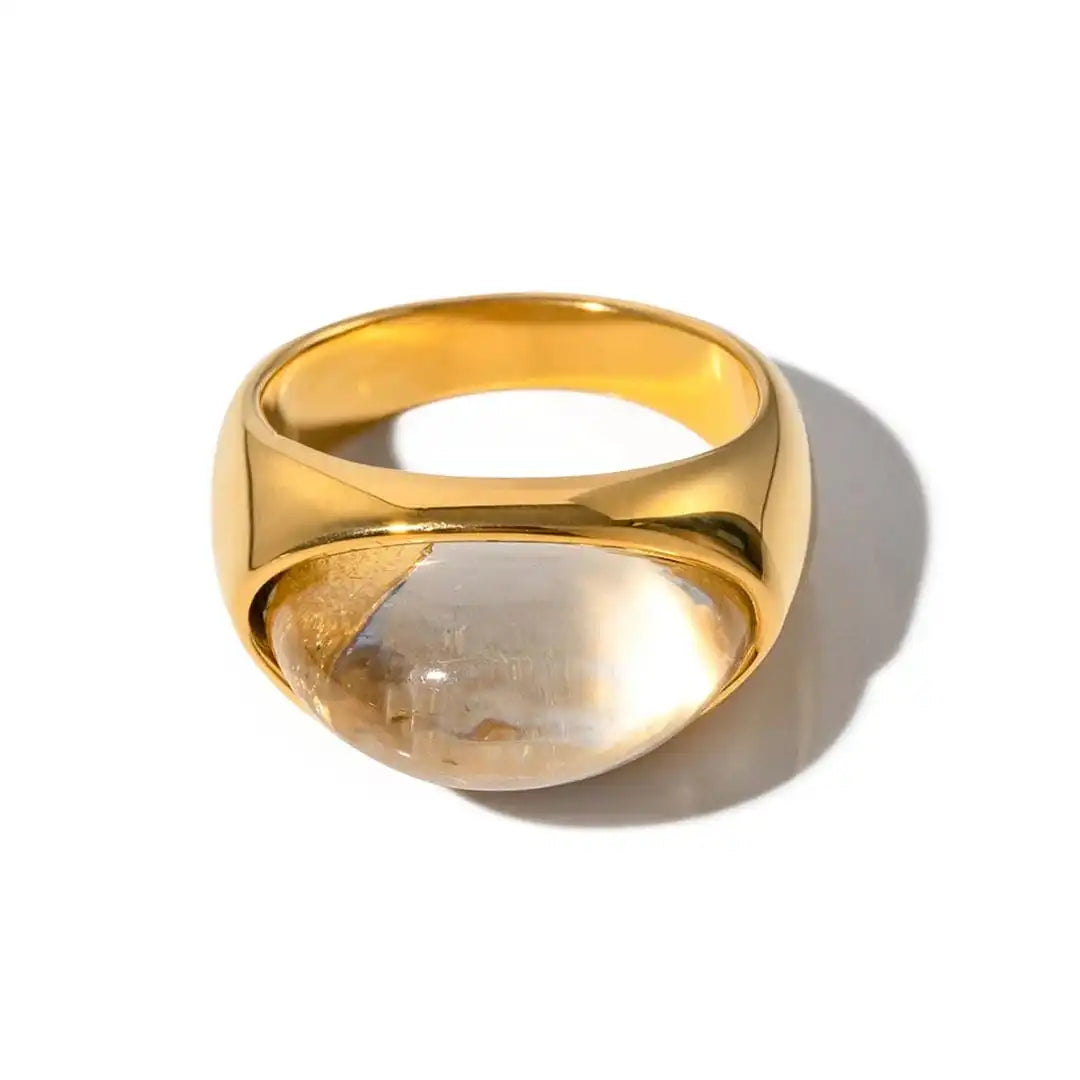 Bague unique en pierre naturelle