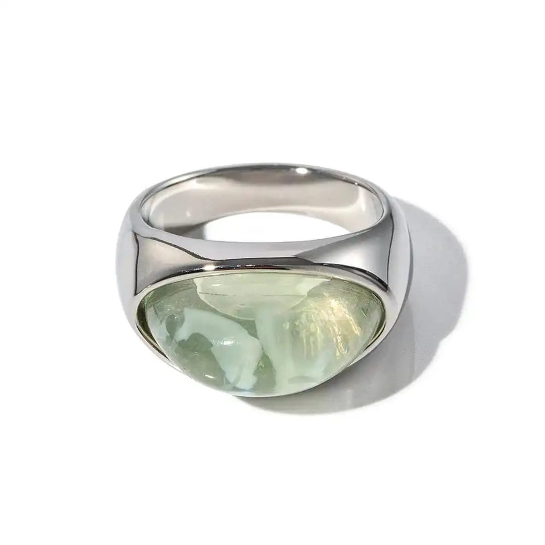 Bague unique en pierre naturelle