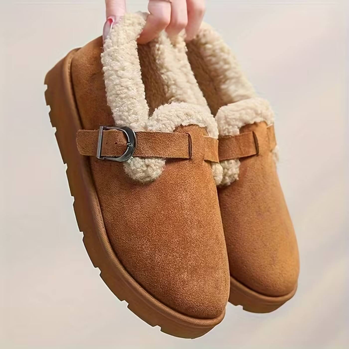 Amalie™ | Chaussures d'hiver chaudes à doublure douce et boucle
