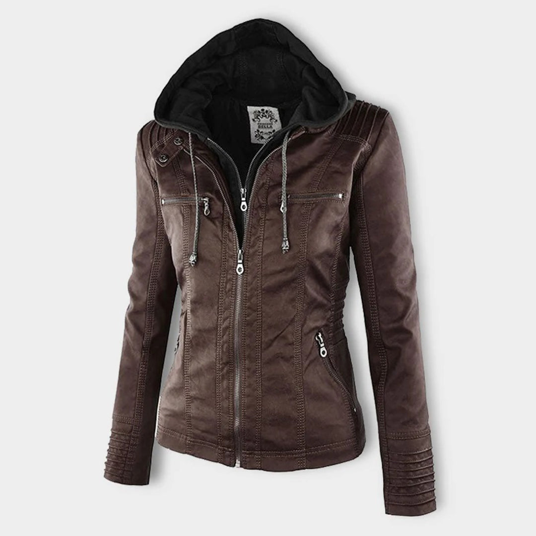 Flavia | Veste en cuir robuste et élégante