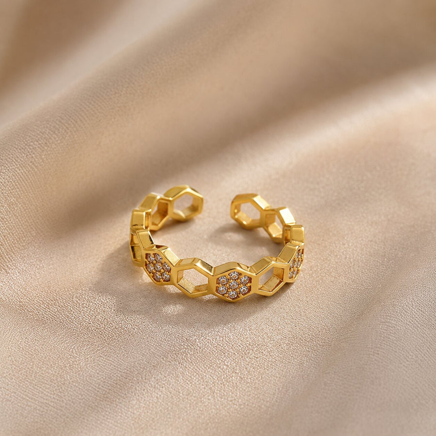Bague chaîne ajustable Verona
