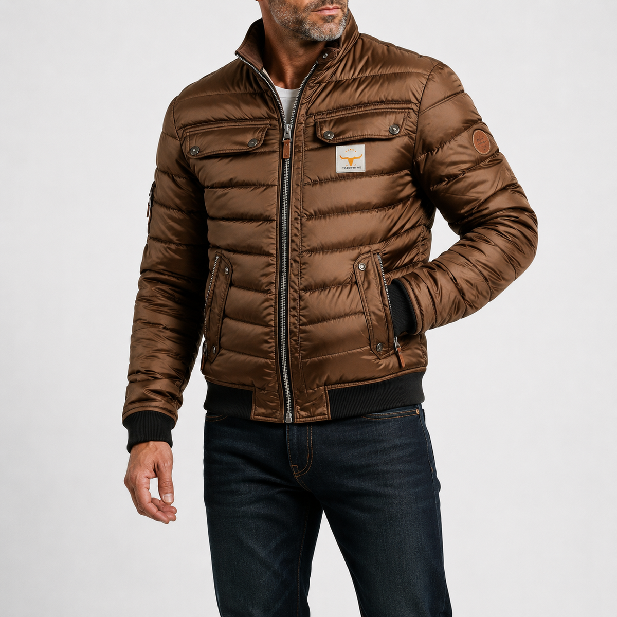 Ottavio | Veste vintage à col contrastant