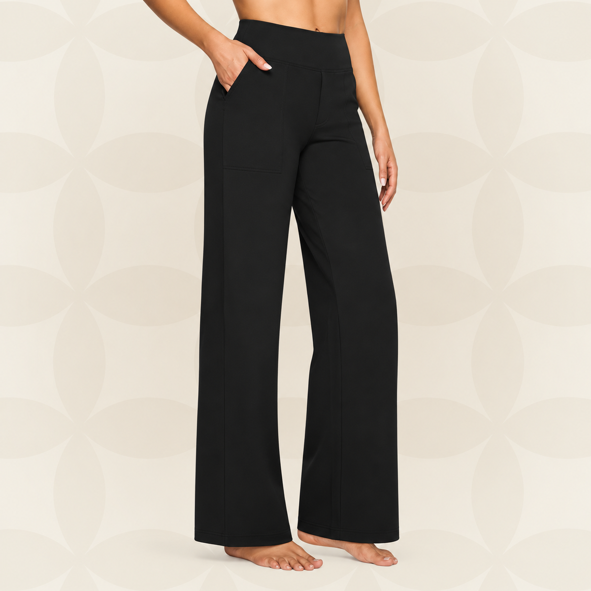 Pantalon à jambe large élégant et confortable