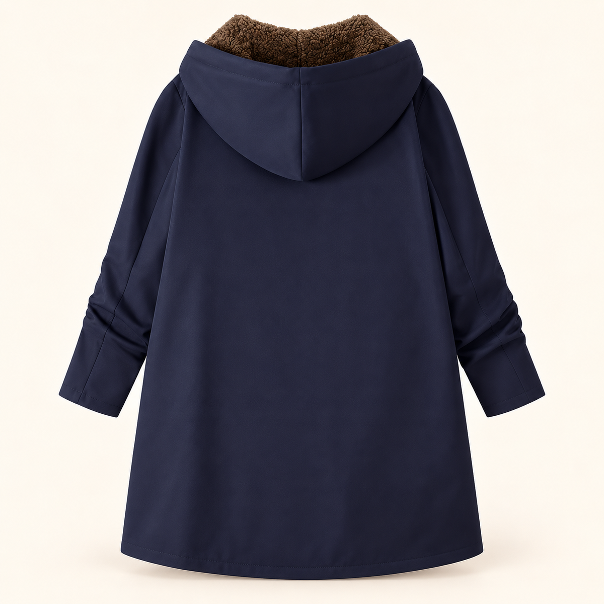 Evelyn | Manteau douillet à capuchon doublé sherpa