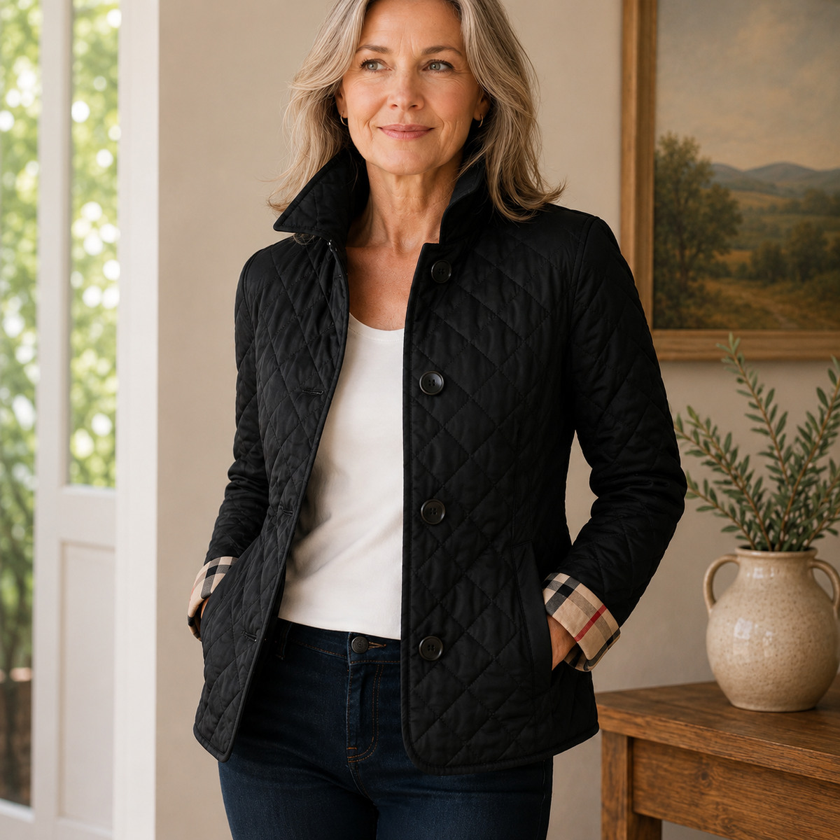 Veste matelassée élégante et confortable