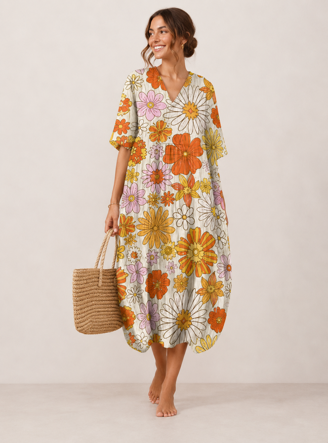 LUNA™ | Robe bohème d'été à imprimé floral