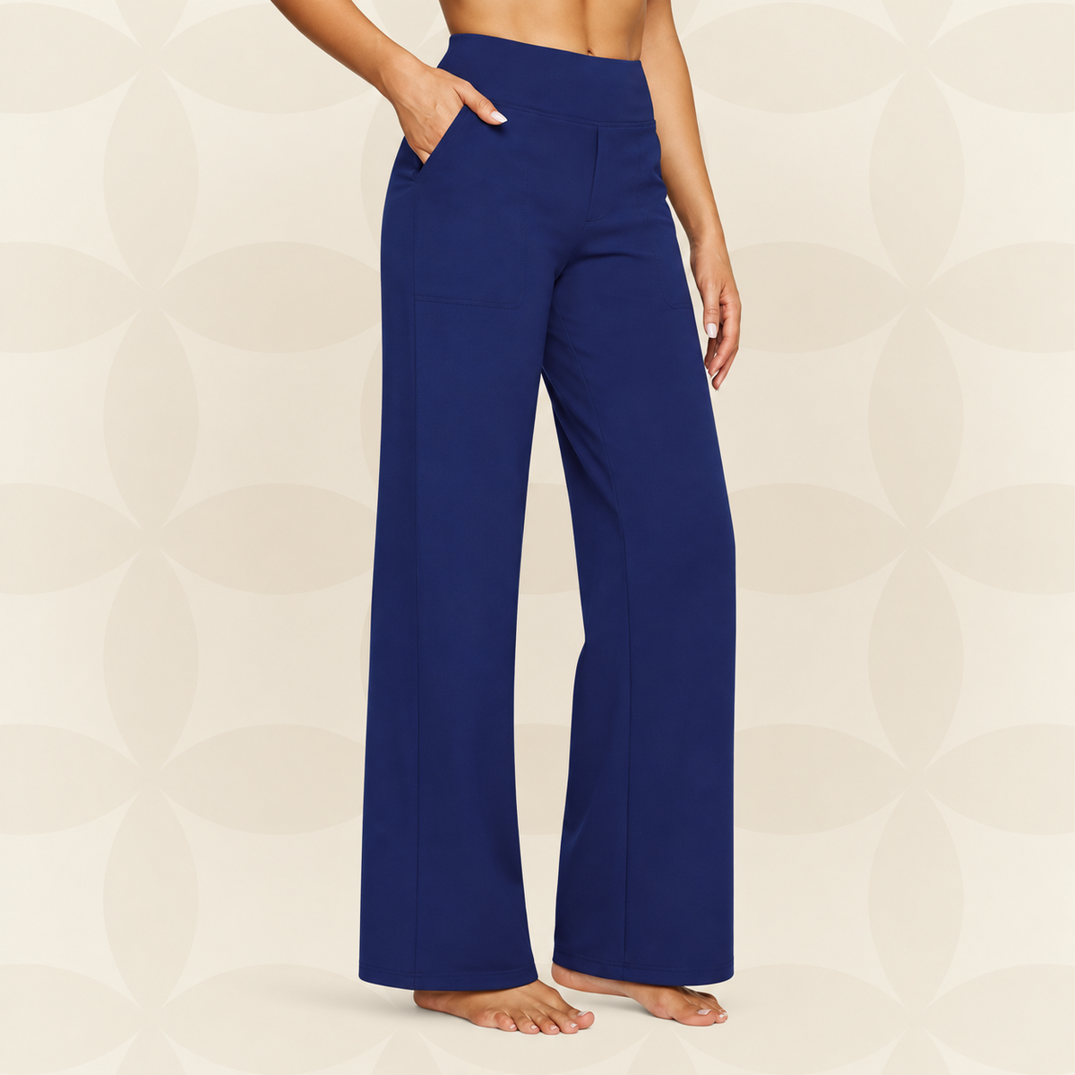 Pantalon à jambe large élégant et confortable