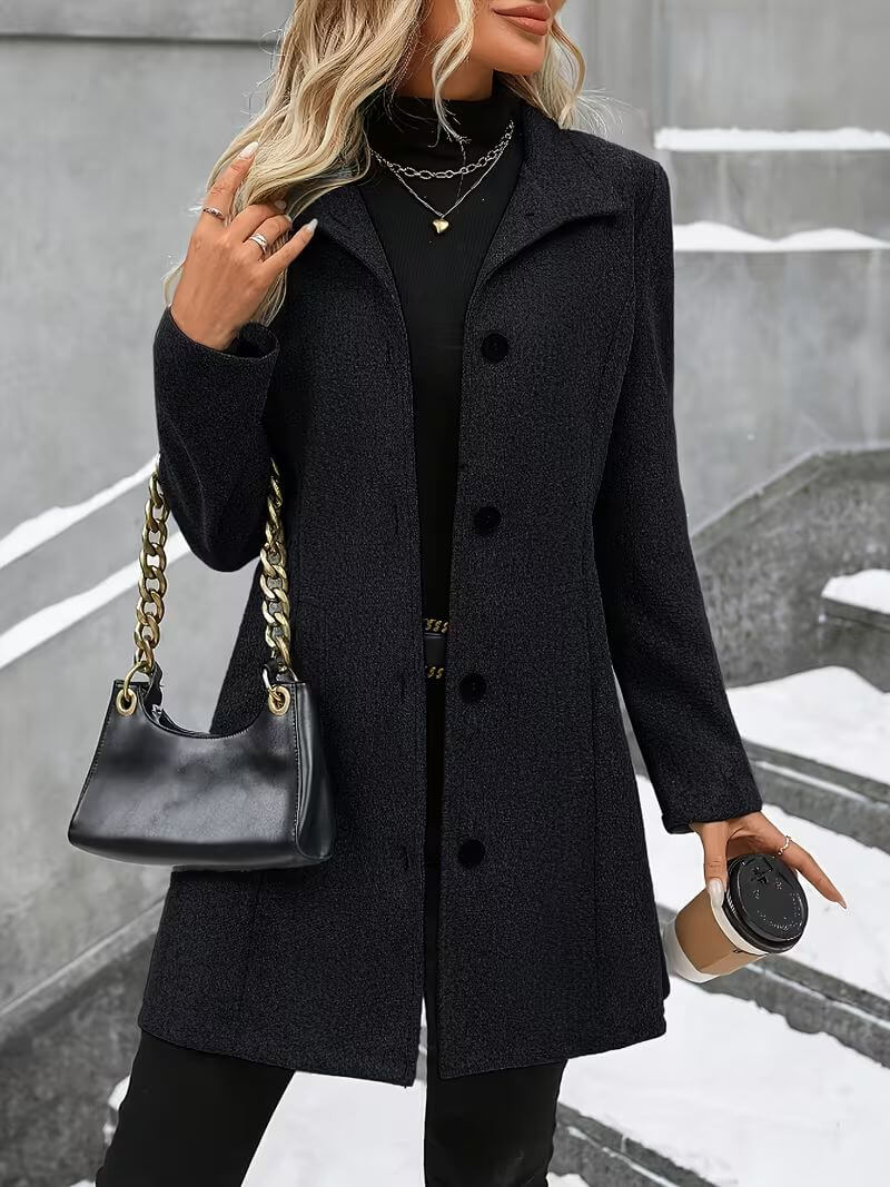 Eline™ | Manteau confortable à col montant