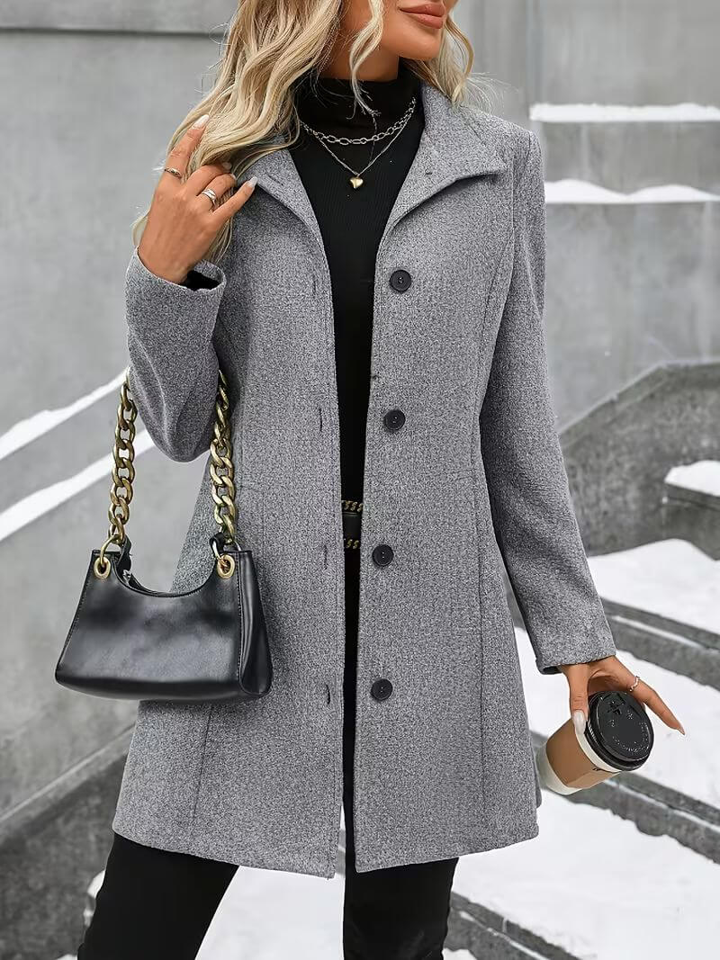 Eline™ | Manteau confortable à col montant