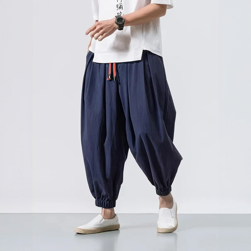 Gino | Pantalon surdimensionné en coton