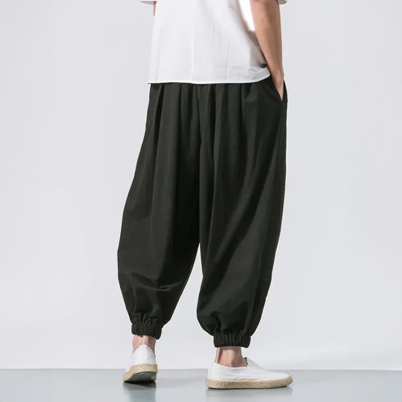 Gino | Pantalon surdimensionné en coton