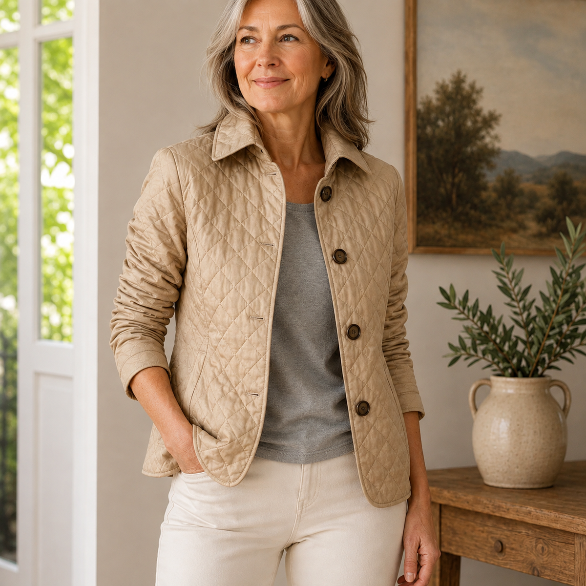 Veste matelassée élégante et confortable