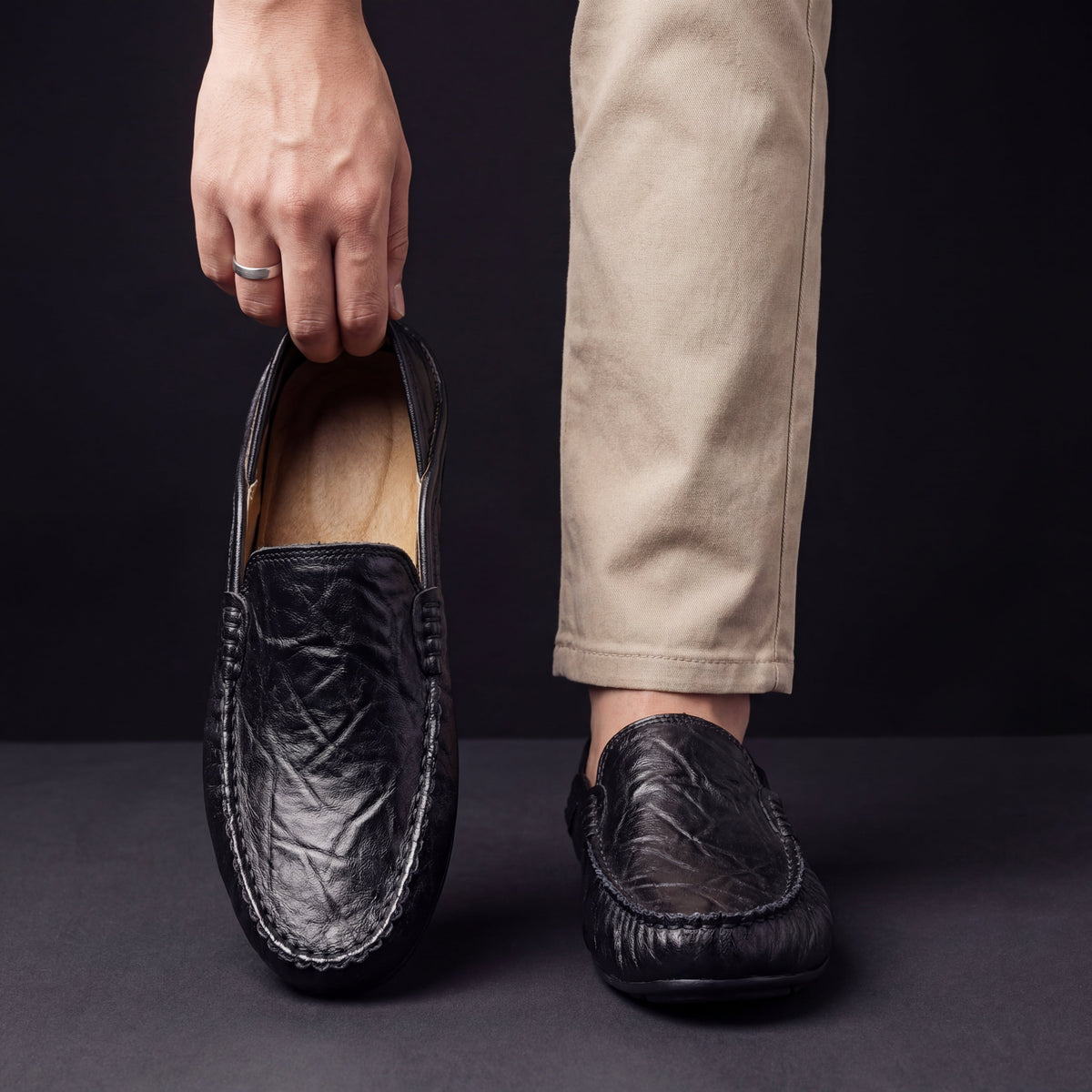 Andrea | Mocassins en cuir souple