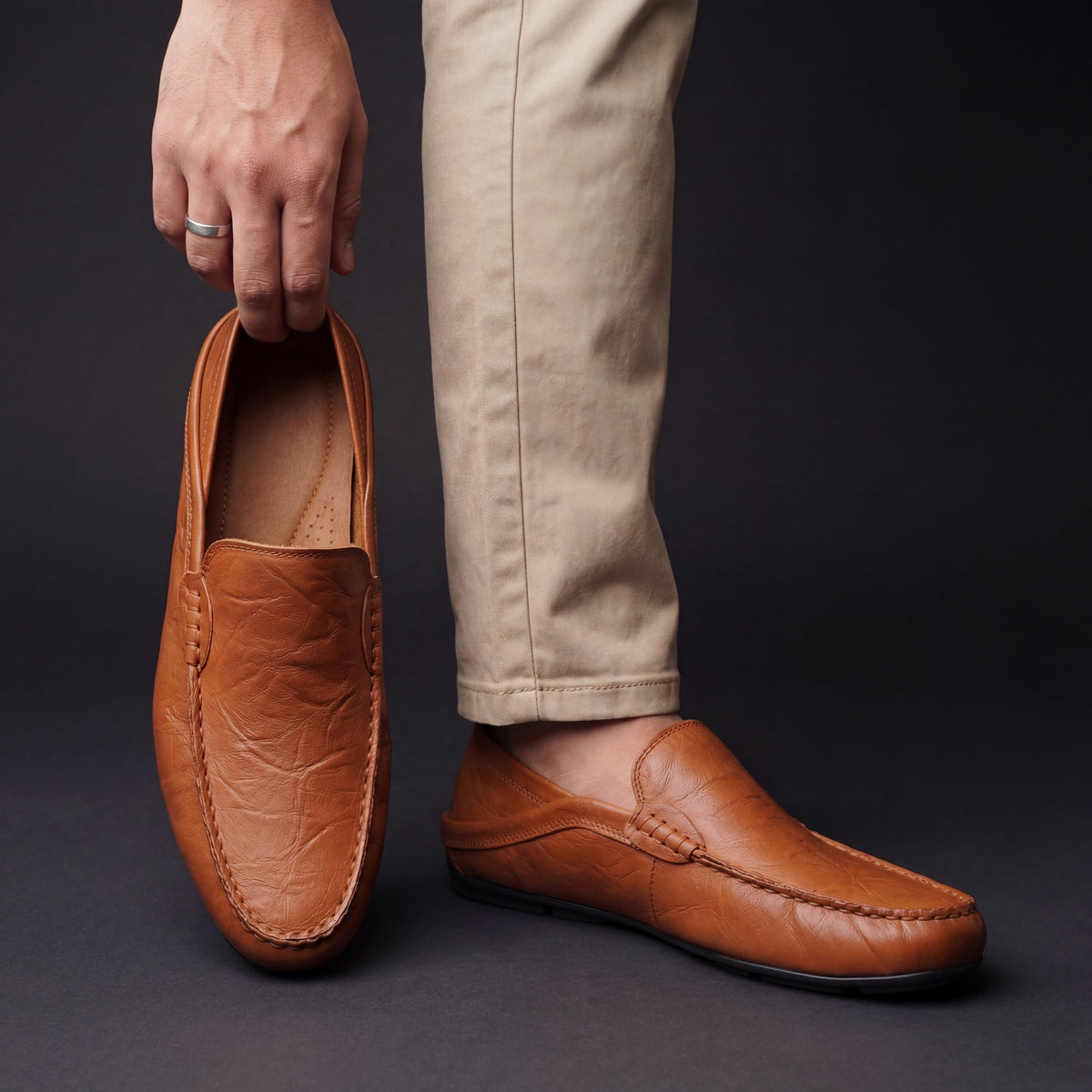 Andrea | Mocassins en cuir souple