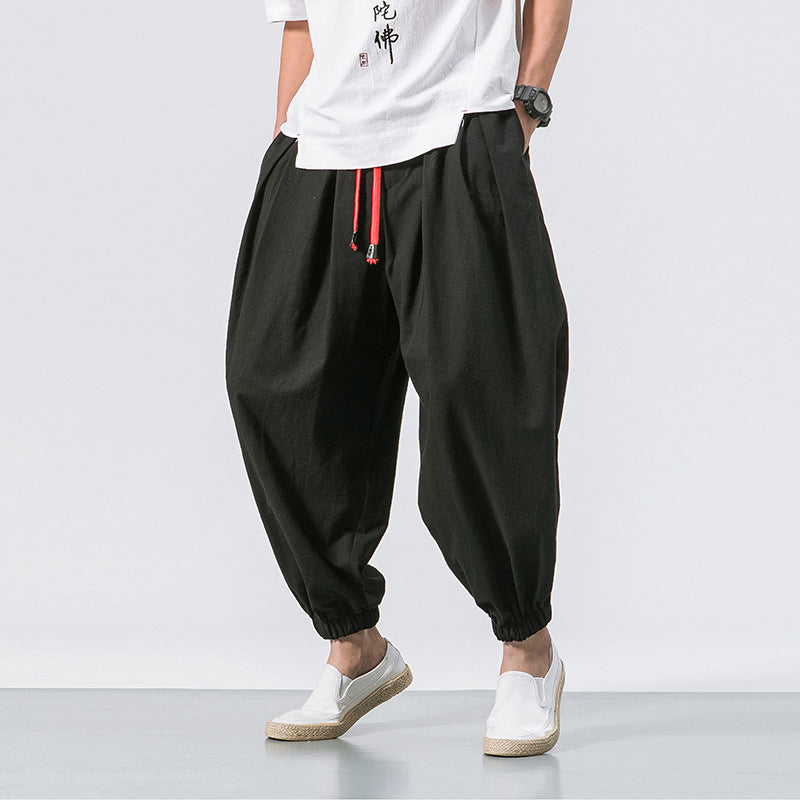 Gino | Pantalon surdimensionné en coton