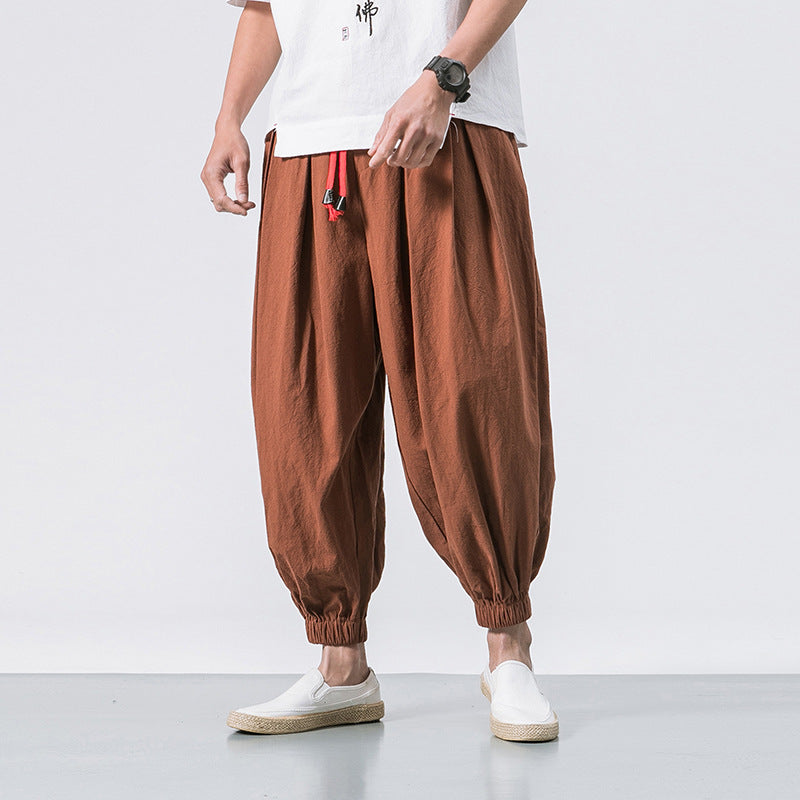 Gino | Pantalon surdimensionné en coton