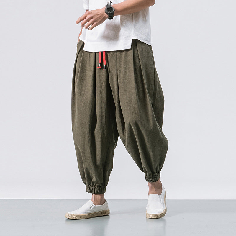 Gino | Pantalon surdimensionné en coton