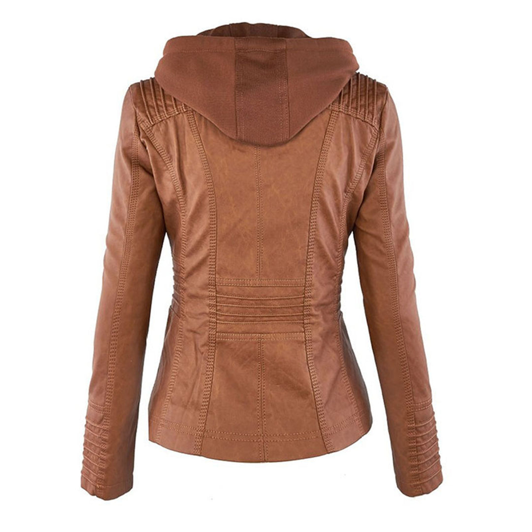 Flavia | Veste en cuir robuste et élégante
