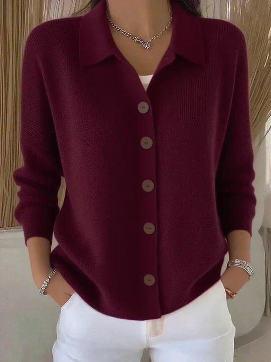 Marisol | Chandail à col et boutons