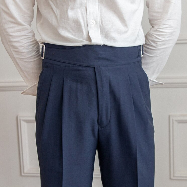 Nazario | Pantalon fluide à taille haute
