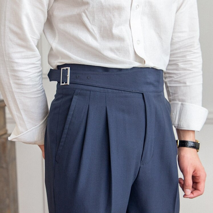 Nazario | Pantalon fluide à taille haute