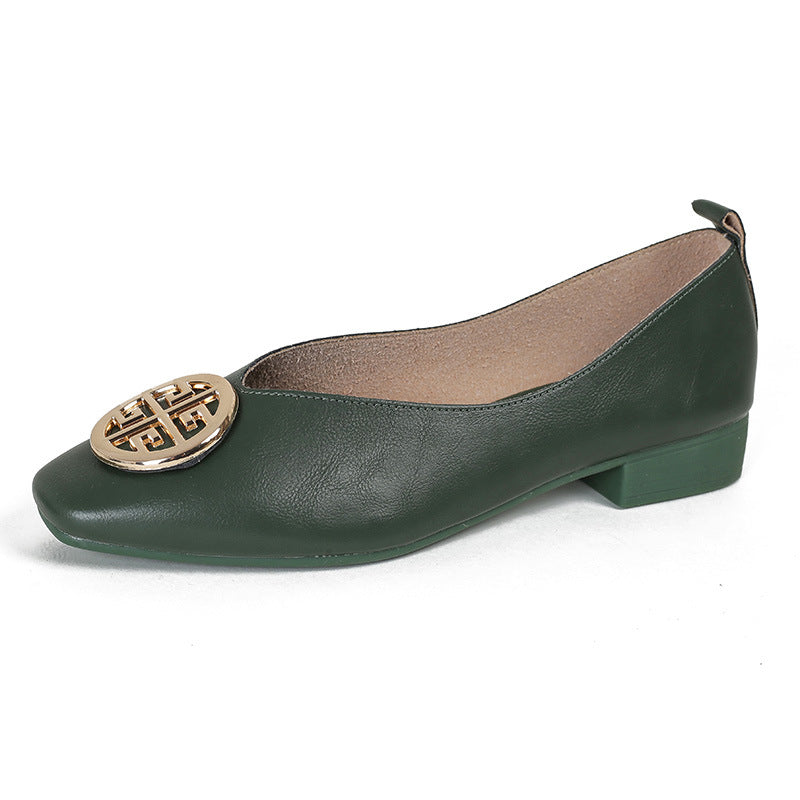 Brigitte | Ballerines à bout carré