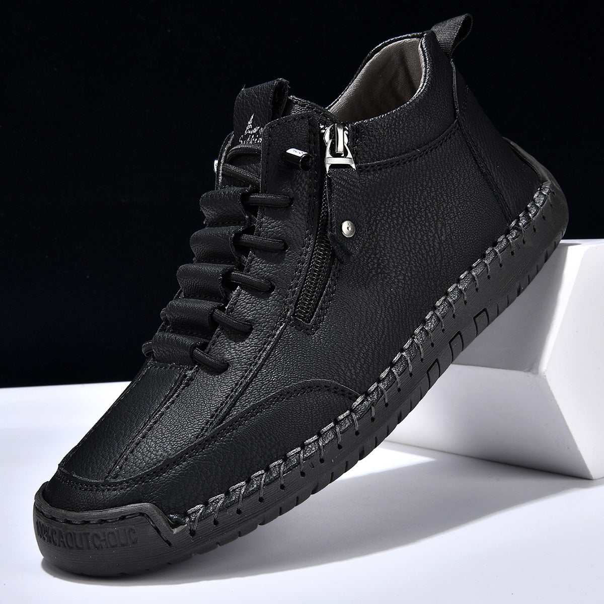 Giovanni | Chaussures en nubuck avec fermeture éclair