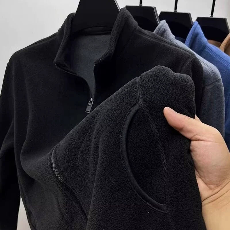 Lawrence™ | Veste zippée chaude en molleton