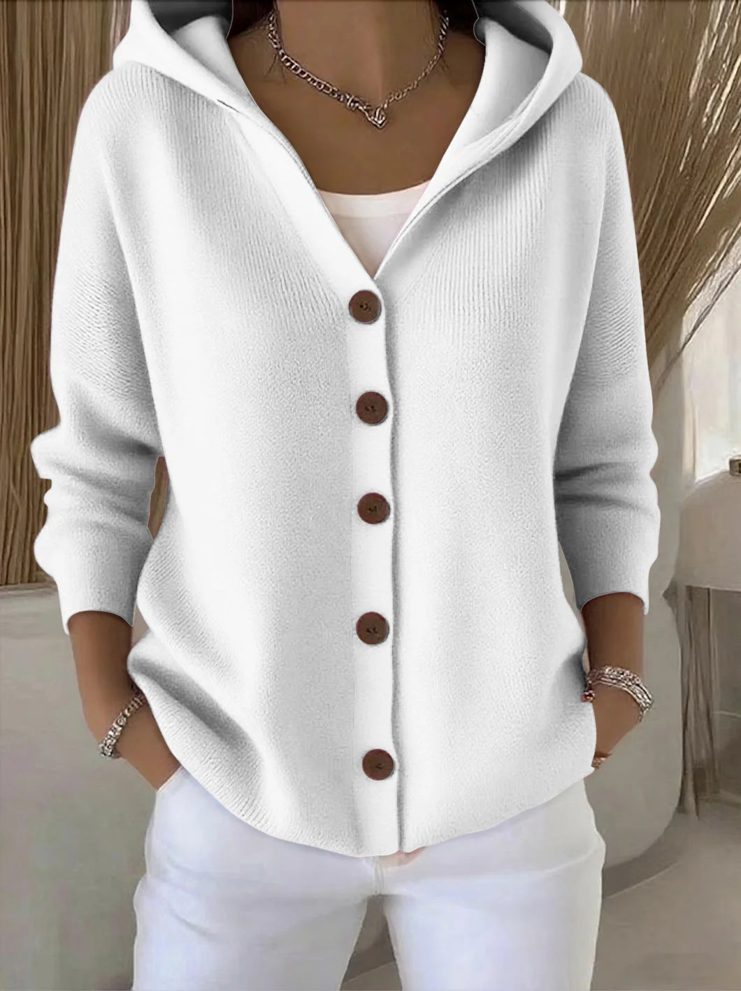 Mercedes | Veste à capuchon en tricot