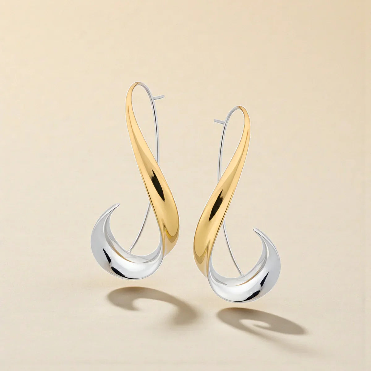 Boucles d'oreilles Élégance dorée raffinée intemporelle