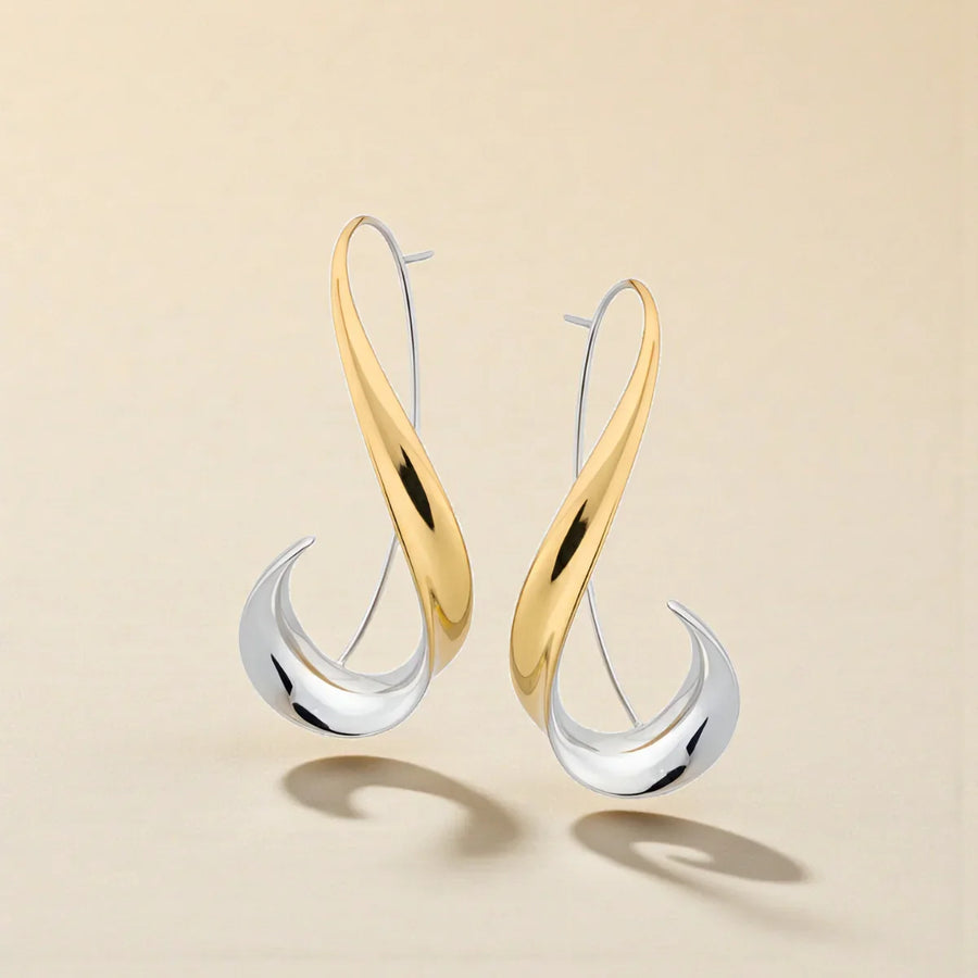 Boucles d'oreilles Élégance dorée raffinée intemporelle