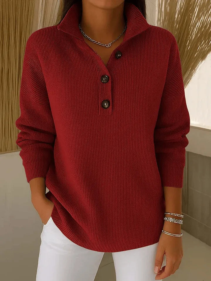 Nicoletta | Chandail polo à col en V