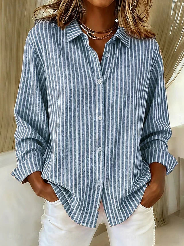 Isabel | Chemise rayée à boutons