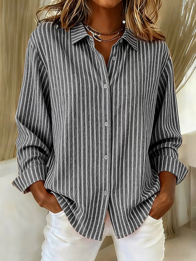 Isabel | Chemise rayée à boutons