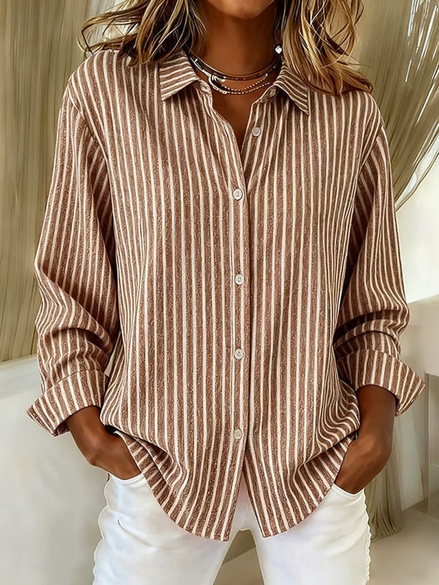 Isabel | Chemise rayée à boutons