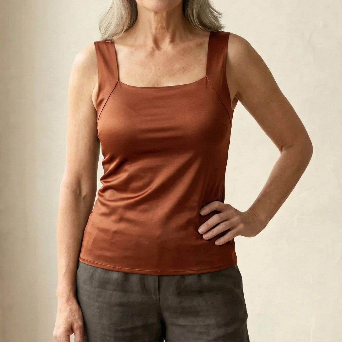 Roxanne | Camisole avec soutien-gorge intégré