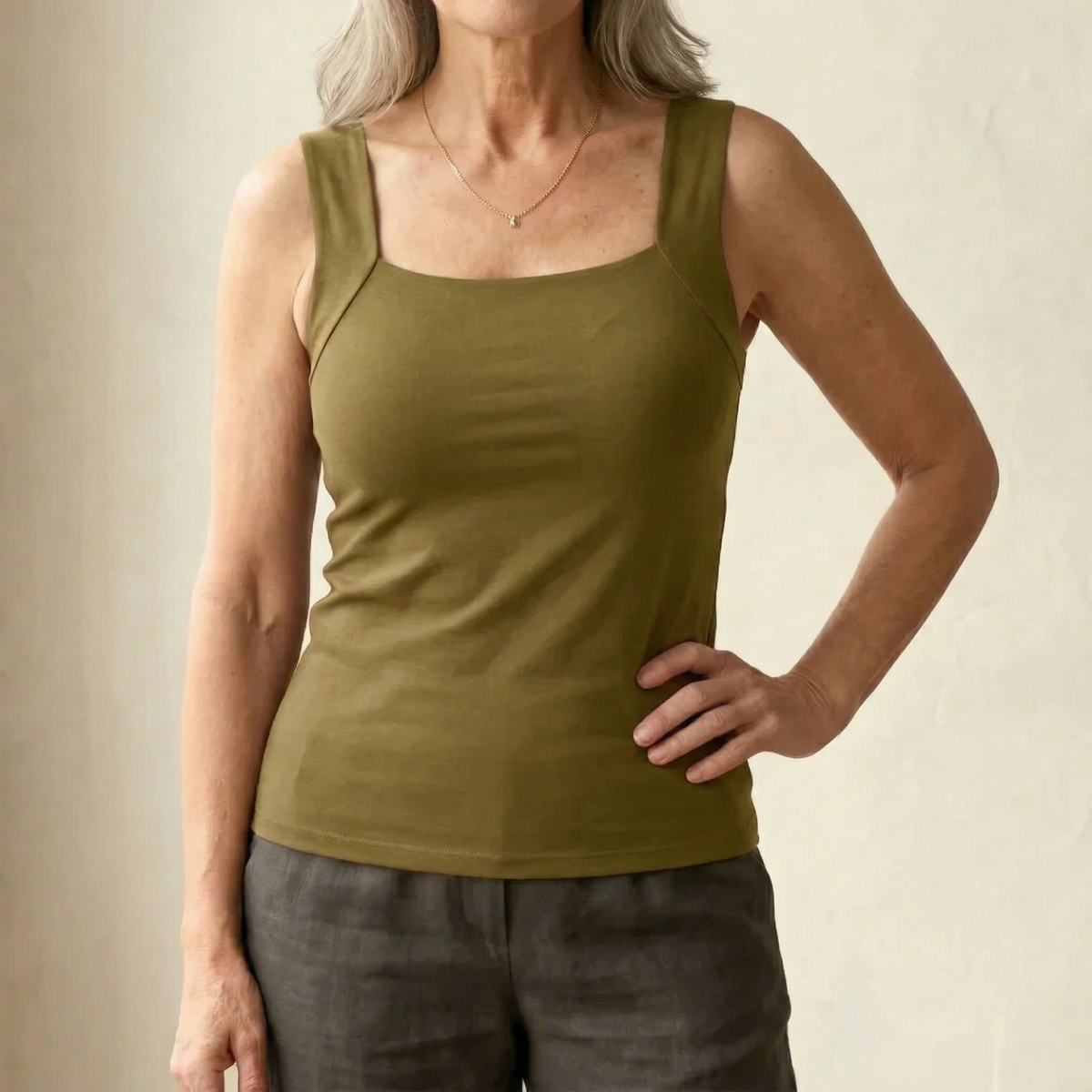 Roxanne | Camisole avec soutien-gorge intégré