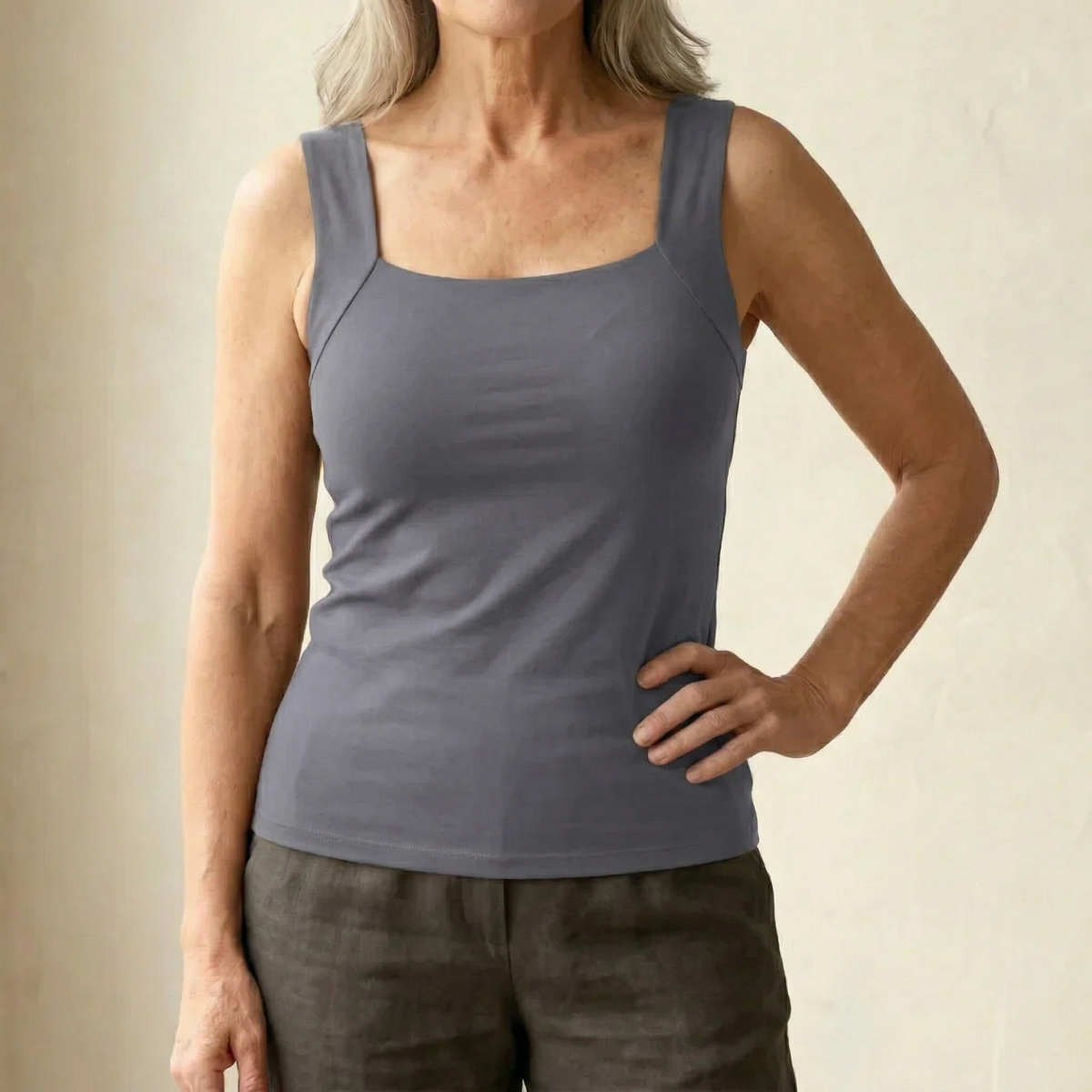 Roxanne | Camisole avec soutien-gorge intégré